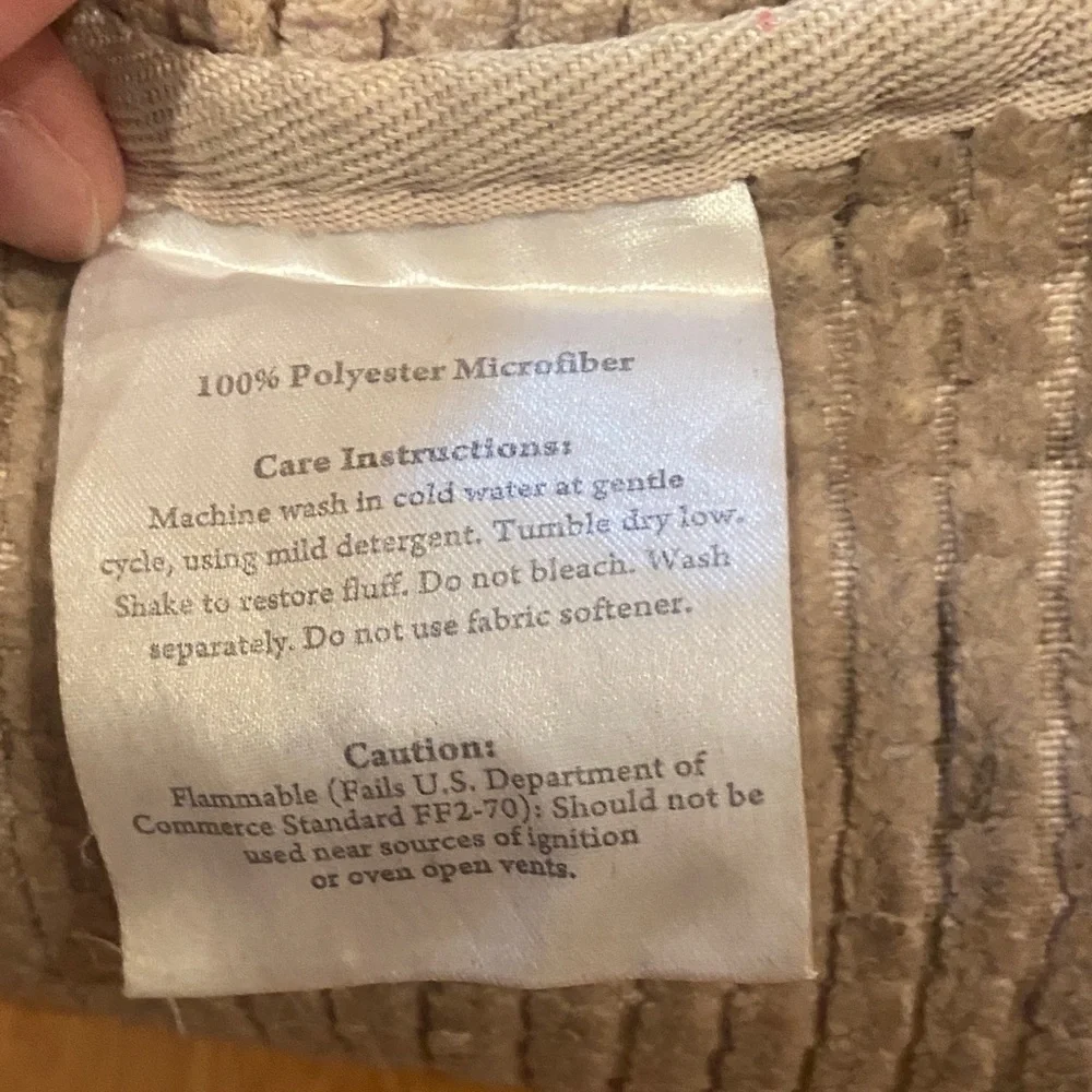 Plush Tan Shag Rug